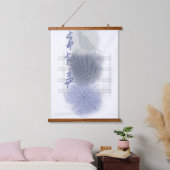 Trendy modern Abstract floral Hangend Wandkleed (Slaapkamer)