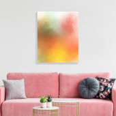 Trendy Modern Abstract Kunstblauw Paars Canvas Afdruk (Insitu (Woonkamer))