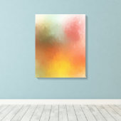 Trendy Modern Abstract Kunstblauw Paars Canvas Afdruk (Insitu (Houten vloer))