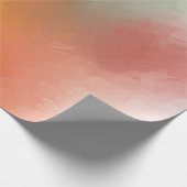 Trendy Modern Abstract Kunstwerk Elegant Kleurrijk Cadeaupapier (Hoek)