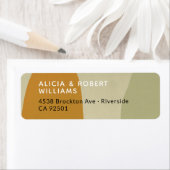 Trendy Modern Abstract Shapes Minimalist Simple Etiket (Insitu)