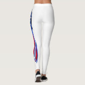 Trendy Modern Abstracte Leggings (Achterkant)