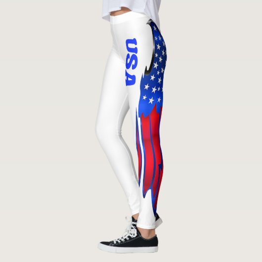 Trendy Modern Abstracte Leggings (Links)