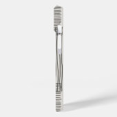 Trendy modern art lines Abstract minimal Monogram  Case-Mate iPhone Case (Achterkant / Links)