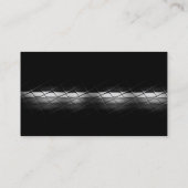 Trendy Modern Black Grey Visitekaartje (Achterkant)