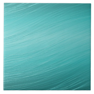Trendy Modern Blauwgroen Aqua Ceramic Tile Tegeltje