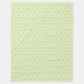 Trendy Modern Bloemmotief Fleece Deken (Voorkant)