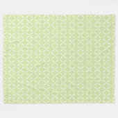 Trendy Modern Bloemmotief Fleece Deken (Voorkant (Horizontaal))