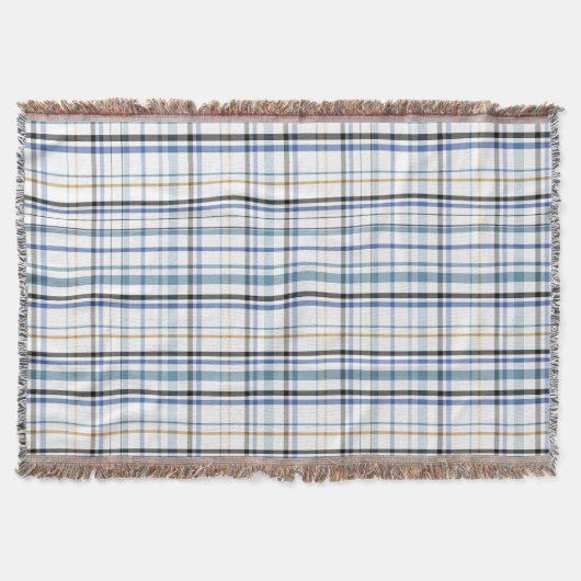 Trendy Modern Boho Chic Plaid Deken (Voorkant)