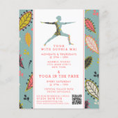 Trendy Modern Boho Yoga Class Adverteren Flyer (Voorkant)