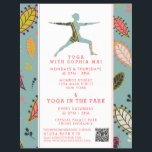 Trendy Modern Boho Yoga Class Adverteren Flyer<br><div class="desc">Trendy Modern Boho Yoga Class Adverteren brochures door de Visitekaartje winkel.</div>