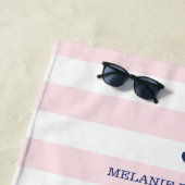 Trendy Modern California Beach Beauty Babe Strandlaken (In situ)