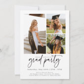 Trendy Modern Casual Photo Afstuderen Kaart (Achterkant)