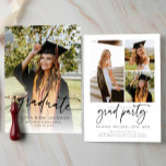 Trendy Modern Casual Photo Afstuderen Kaart<br><div class="desc">Trendy Modern Casual Afstuderen</div>
