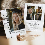 Trendy Modern Casual Photo Afstuderen Kaart<br><div class="desc">Wow, aanschouw onze Trendy Modern Casual Photo Afstuderen Invitation - een viering van de hedendaagse stijl en persoonlijke flair, op maat gemaakt voor uw afstuderen extravaganza! Deze uitnodiging is gemaakt met het oog op het moderne afstuderen en straalt moeiteloze verfijning uit, terwijl u een casual vibe behoudt die uw unieke...</div>