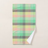 Trendy Modern Chic Color Block Squares Bad Handdoek (Handdoek)