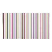 Trendy Modern Chic groen roze en witte strepen Kussensloop (Achterkant-Rechts)