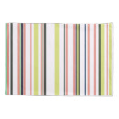 Trendy Modern Chic New Season strepen Kussensloop (Achterkant-Links)