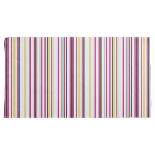 Trendy Modern Chic New Season strepen Kussensloop (Voorkant-Rechts)