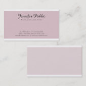 Trendy Modern Clean Classy Creatief Ontwerp Deluxe Visitekaartje (Voorkant / Achterkant)