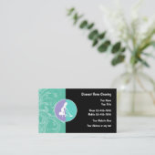 Trendy Modern Cleaning Service Visitekaartje (Staand voorkant)