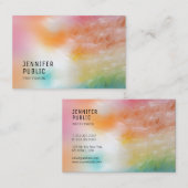 Trendy Modern Colorful Elegant Sjabloon Classy Visitekaartje (Voorkant / Achterkant)