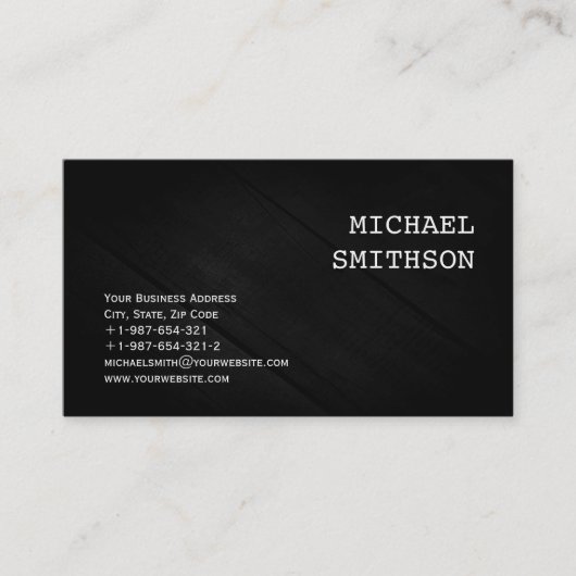 Trendy Modern Consultant Visitekaartje (Voorkant)