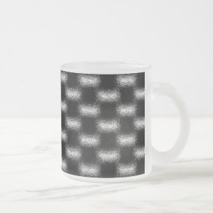 Trendy Modern Cool Unieke Abstracte patronen Matglas Koffiemok