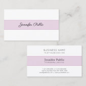 Trendy Modern Creatief Eenvoudig Professioneel Vla Visitekaartje (Voorkant / Achterkant)