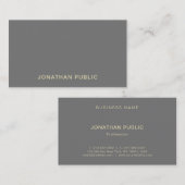 Trendy modern Creative Design Simple Professional Visitekaartje (Voorkant / Achterkant)
