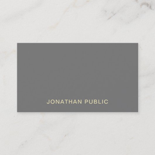 Trendy modern Creative Design Simple Professional Visitekaartje (Voorkant)