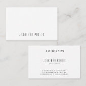 Trendy Modern Creative Simple Design Professional Visitekaartje (Voorkant / Achterkant)