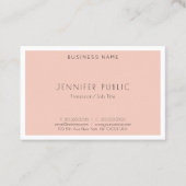 Trendy Modern Creative Simple Design Sjabloon Visitekaartje (Voorkant)