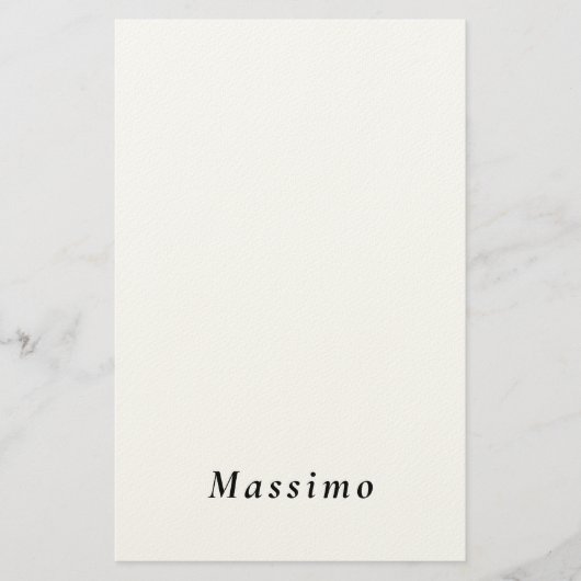 Trendy Modern Design Uniek Persoonlijk Briefpapier (Voorkant)