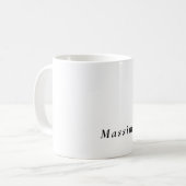 Trendy Modern Design Uniek Persoonlijk Koffiemok (Voorkant links)