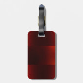 Trendy Modern Donkerrood Bagagelabel (Achterkant verticaal)