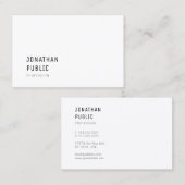 Trendy Modern Eenvoudig Ontwerp Professionele Sjab Visitekaartje (Voorkant / Achterkant)