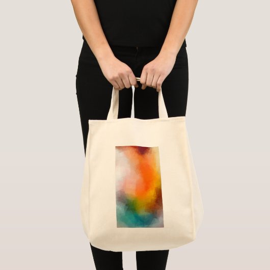 Trendy Modern Elegant Abstract Art Cool Artwork Tote Bag (Voorkant (product))