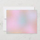 Trendy Modern Elegant Colors Blank Sjabloon (Achterkant)