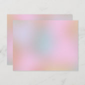 Trendy Modern Elegant Colors Blank Sjabloon (Voorkant / Achterkant)