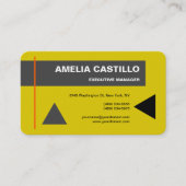 Trendy Modern Elegant Contemmodern Visitekaartje (Voorkant)