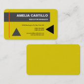 Trendy Modern Elegant Contemmodern Visitekaartje (Voorkant / Achterkant)