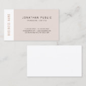 Trendy Modern Elegant Eenvoudige Corporate Sjabloo Visitekaartje (Voorkant / Achterkant)