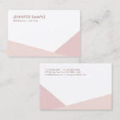 Trendy Modern Elegant Eenvoudige Professionele Sja Visitekaartje (Voorkant / Achterkant)