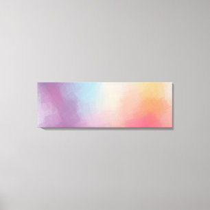 Trendy Modern Elegant Kleurrijk Abstract Kunstwerk Canvas Afdruk