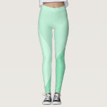 Trendy Modern Elegant Mint Green Sjabloon Leggings<br><div class="desc">Trendy Modern Elegant Mint Green Sjabloon Leggings.</div>