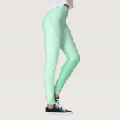 Trendy Modern Elegant Mint Green Sjabloon Leggings (Rechts)