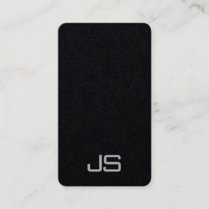 Trendy Modern Elegant Monogrammed Sjabloon Visitekaartje