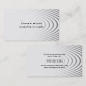 Trendy Modern Elegant Professional Manager Visitekaartje (Voorkant / Achterkant)