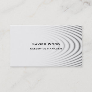 Trendy Modern Elegant Professional Manager Visitekaartje